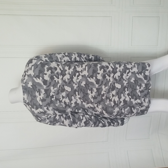 Agnes & Dora SZ Large Cardigan Gray Camo Super Soft Lightweight Long Button Up - Picture 4 of 8